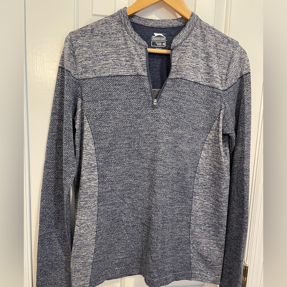 Slazenger Navy Quarter-Zip Pullover
